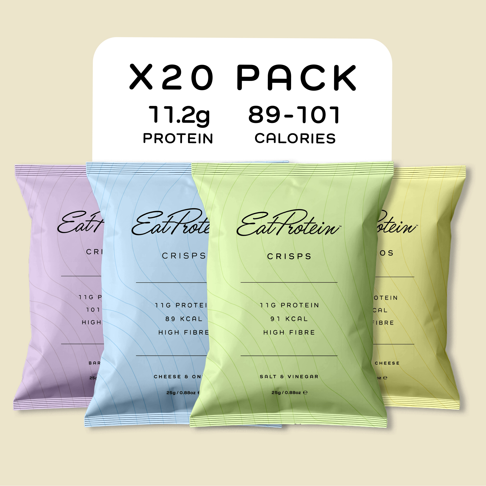 Mixed Crisps Bundle – 20x Packs (4 flavours)