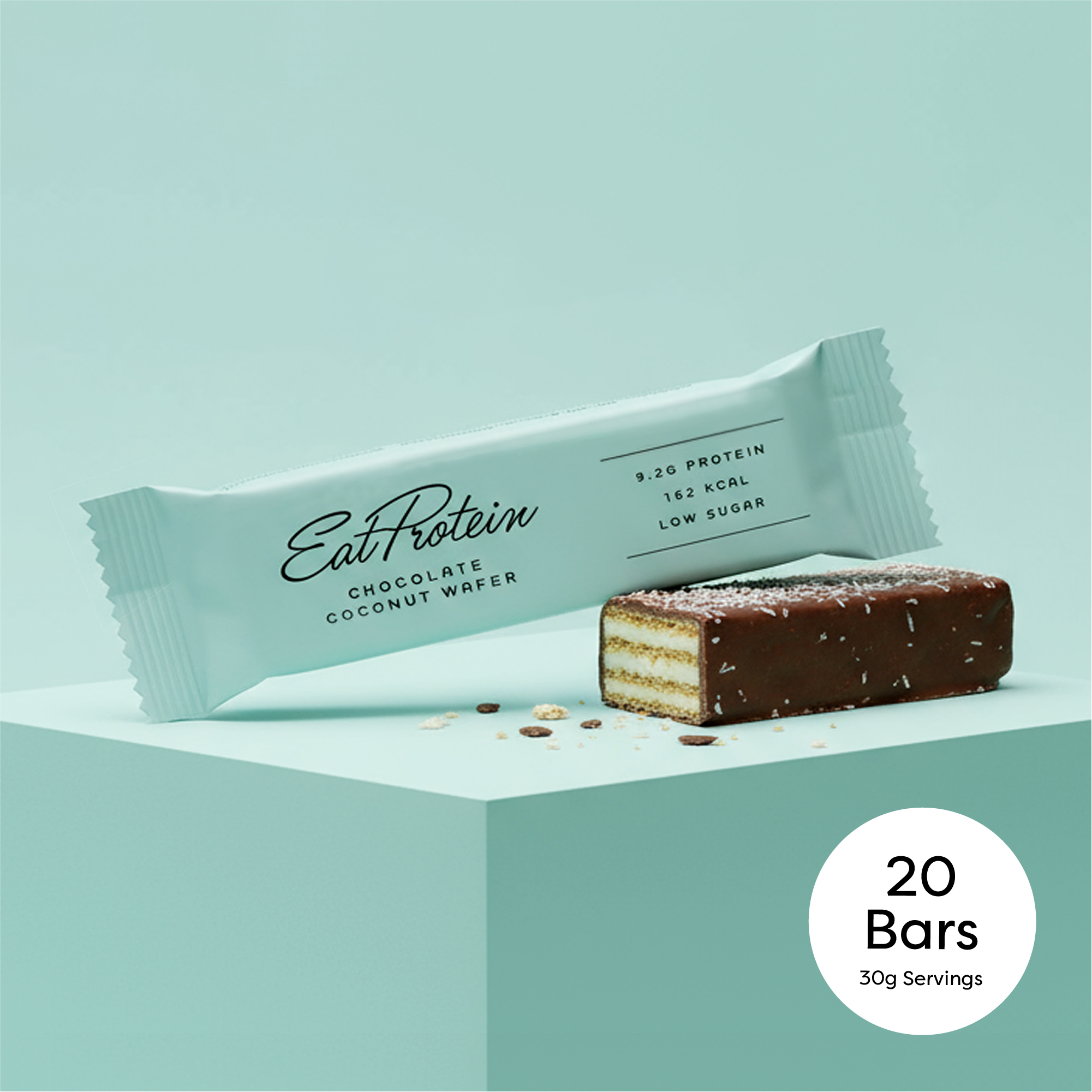 Chocolate Coconut Wafer - 20 Bars