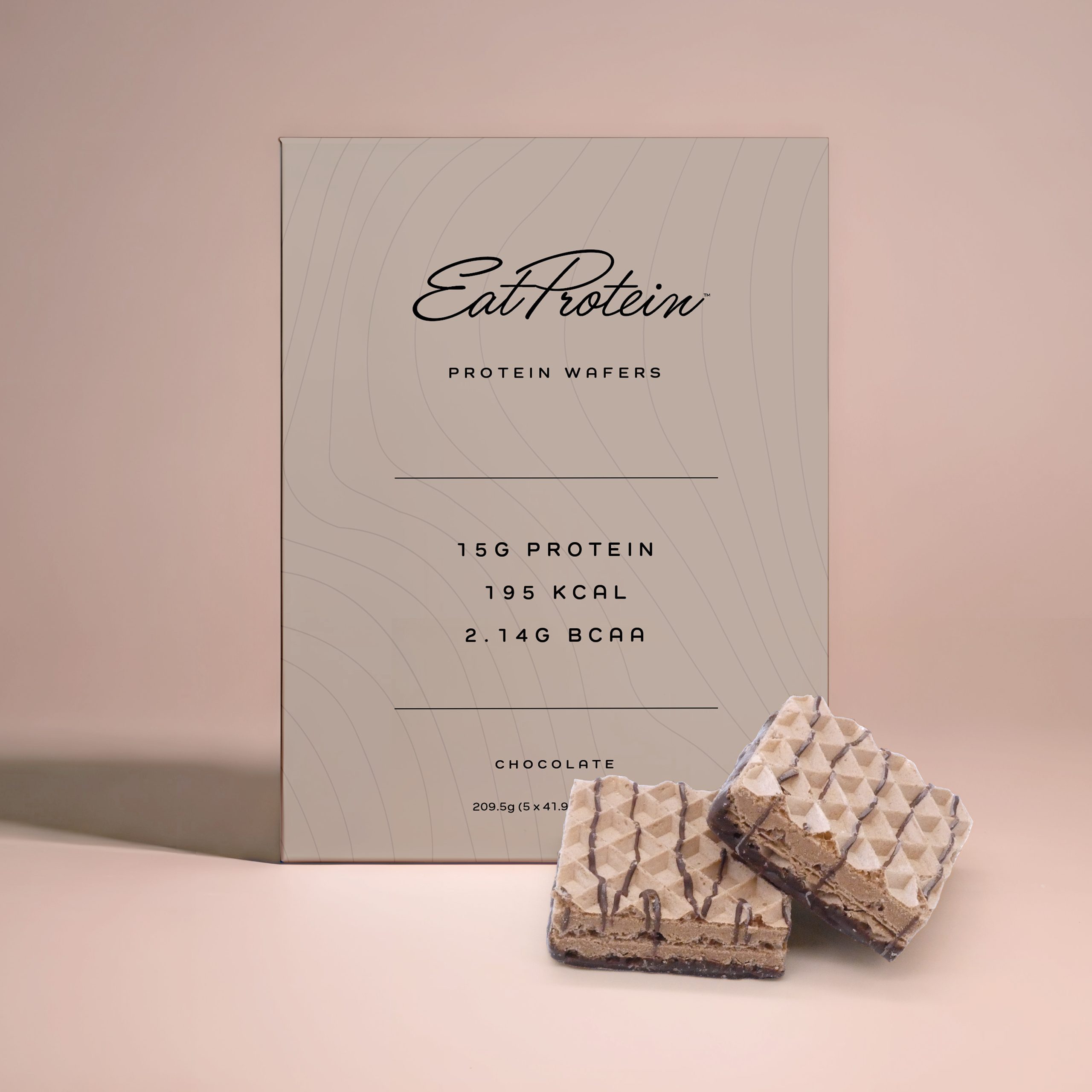 Chocolate Collagen Protein Wafers (Box of 5)