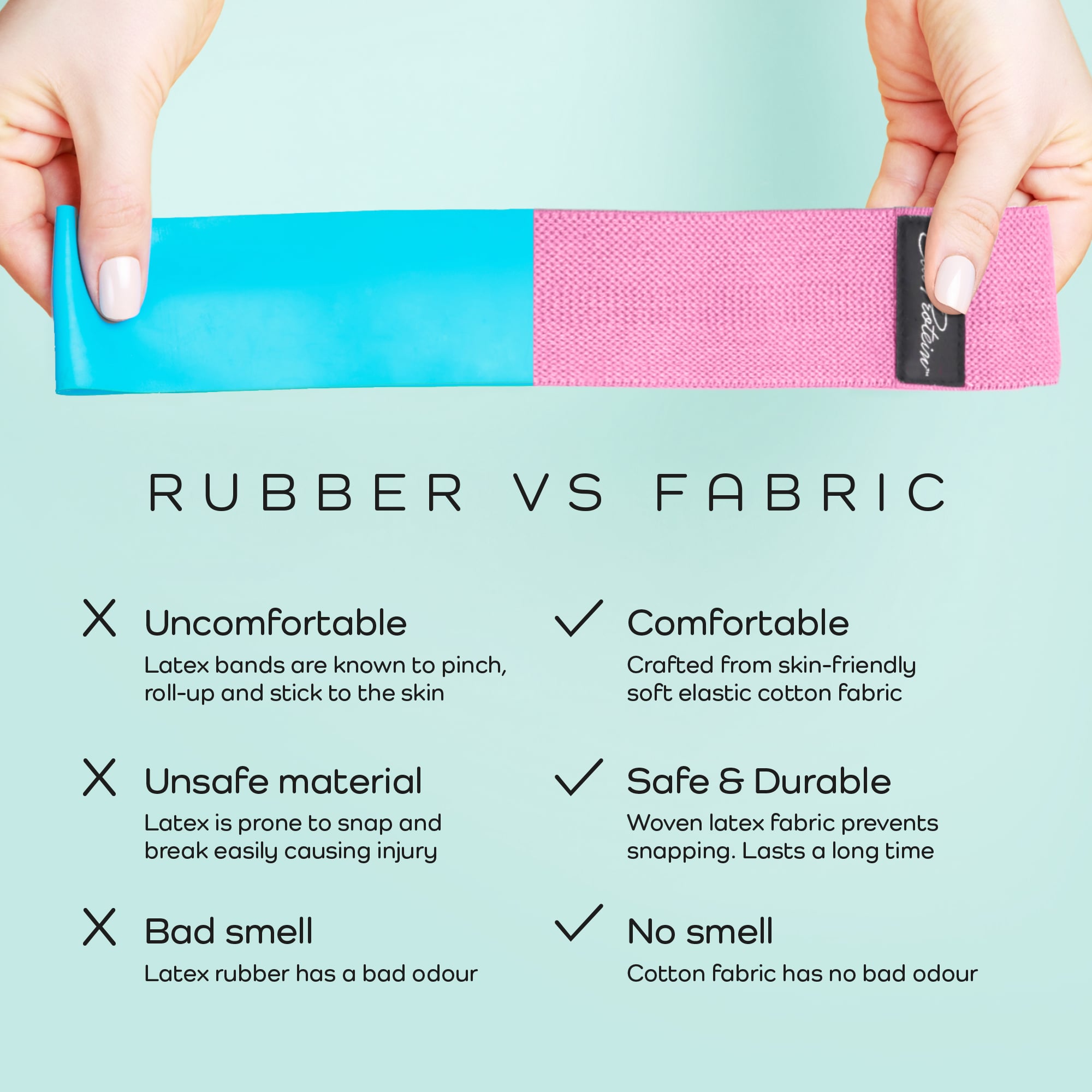 Short Fabric Resistance Band - Heavyweight - Image 4