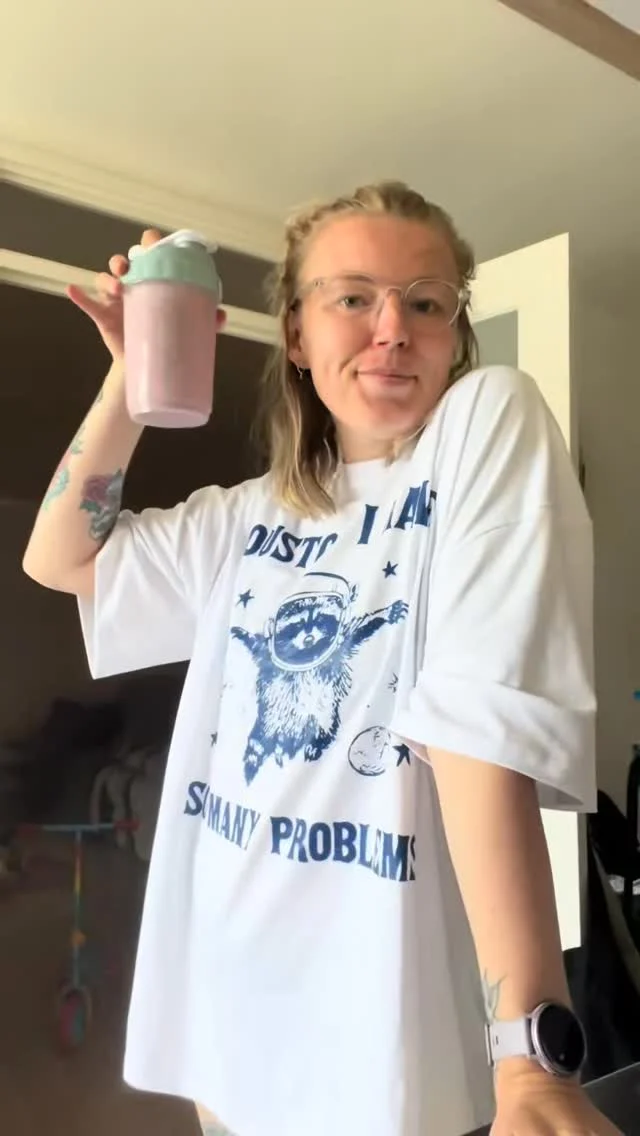 Protein smoothie anyone? 🫶

Let us know in the comments your favourite recipes to use with our Plant Based Protein + Wellness powder! 👀

Use code RUNWITHAMY10 for 10% off! 💪

#eatprotein #protein #fitness #proteinshake #health