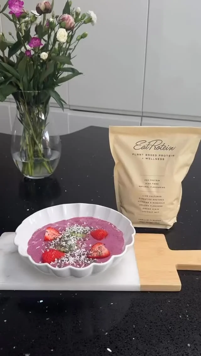 SMOOTHIE BOWL? 🍓  PROTEIN SHAKE? 🥤  OVERNIGHT OATS? 🥣

Our Plant-Based Protein + Wellness Powder blends perfectly into your favourite breakfasts and drinks - from creamy smoothies to nourishing oats.
With 20g of high-quality plant protein, gut-friendly fibre, hormone-supporting vitamins, and absolutely no artificial sweeteners or dairy, it’s the easiest way to feel energised, balanced and strong every day.

Tasty. Clean. Powerful. 💪

🎥 - @georginalouisaa_fit 

Head over to www.eatprotein.co.uk or click the link in our bio to order yours today!
 #EatProtein #VeganProtein #WellnessPowder #ProteinSmoothie #HealthyBreakfast #OvernightOats #HormoneHealth #GutHealth #GlowFromWithin #UKWellness